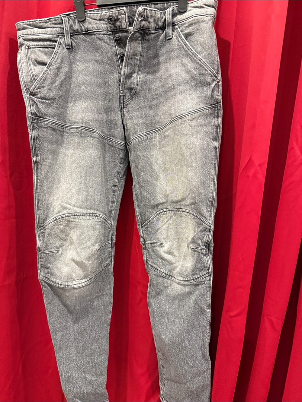 G-Star Slim Men’s Washed Gray Denim Jeans